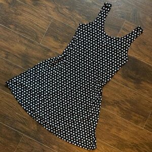 90s slinky black daisy mini dress Maurices brand size medium